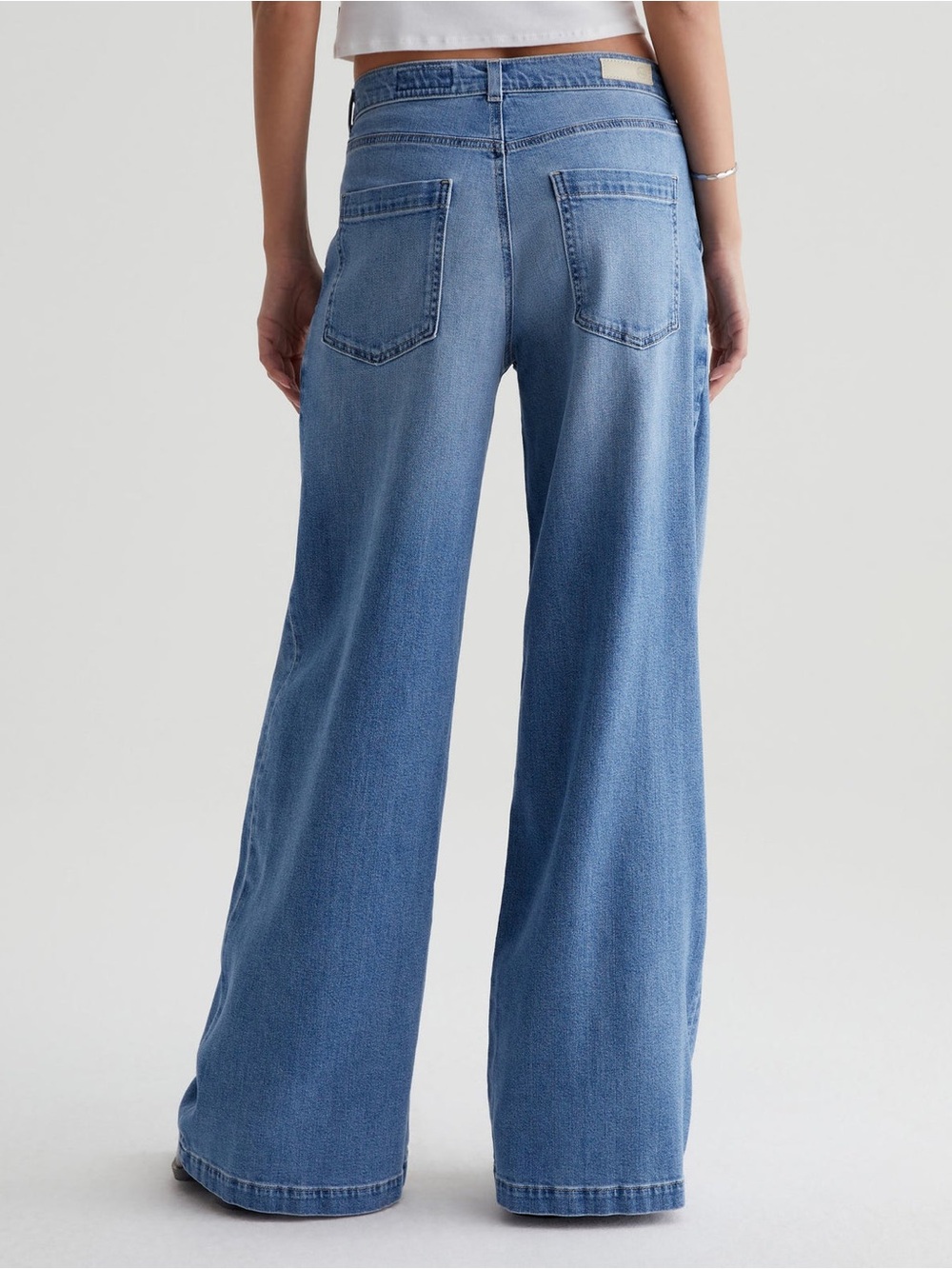 AG Stella Low Slung Palazzo Pants Size 27 - Picture 2 of 13